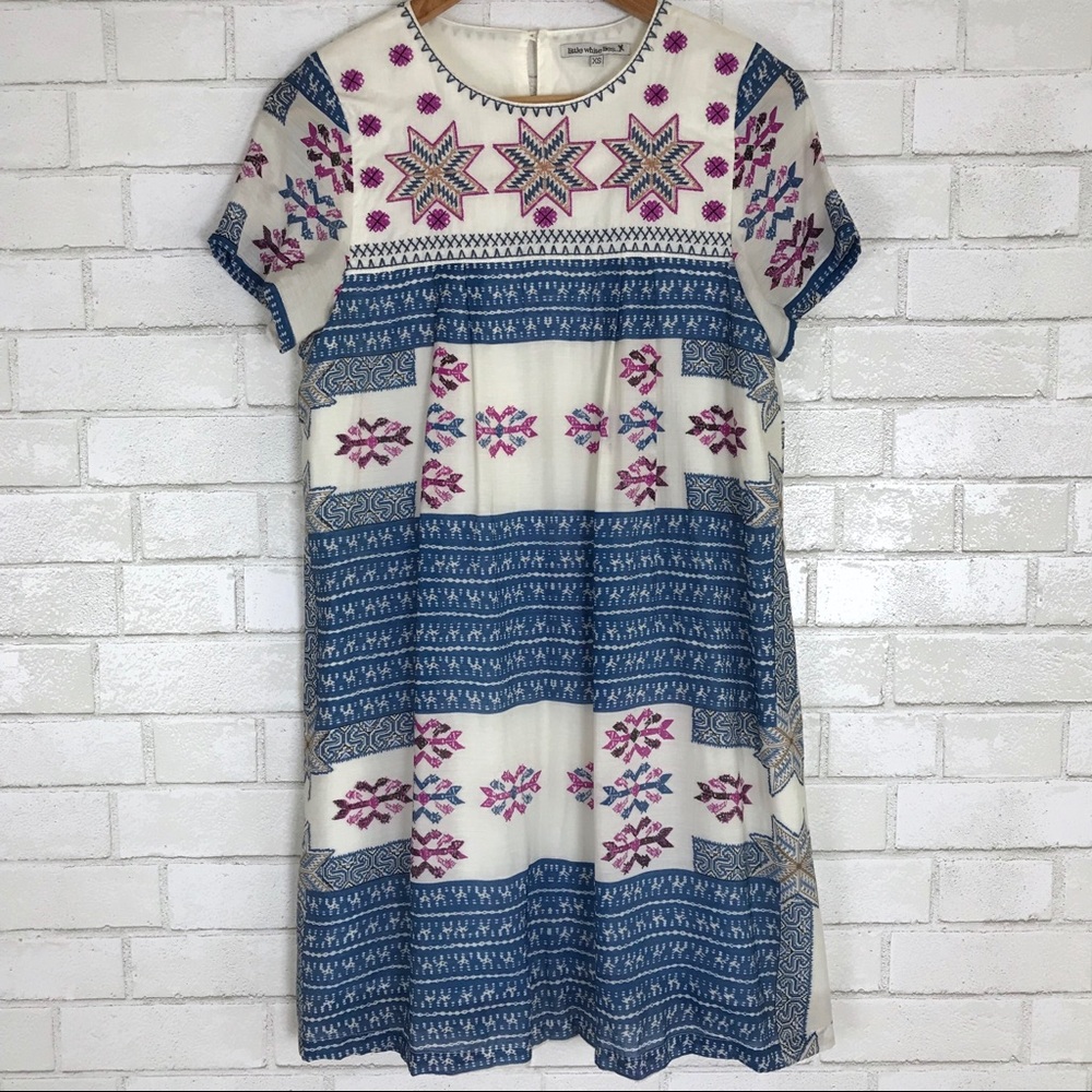 UO Little White Lies Veronique dress embroidered